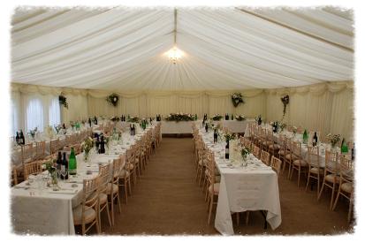 marquee and garden party tent hire